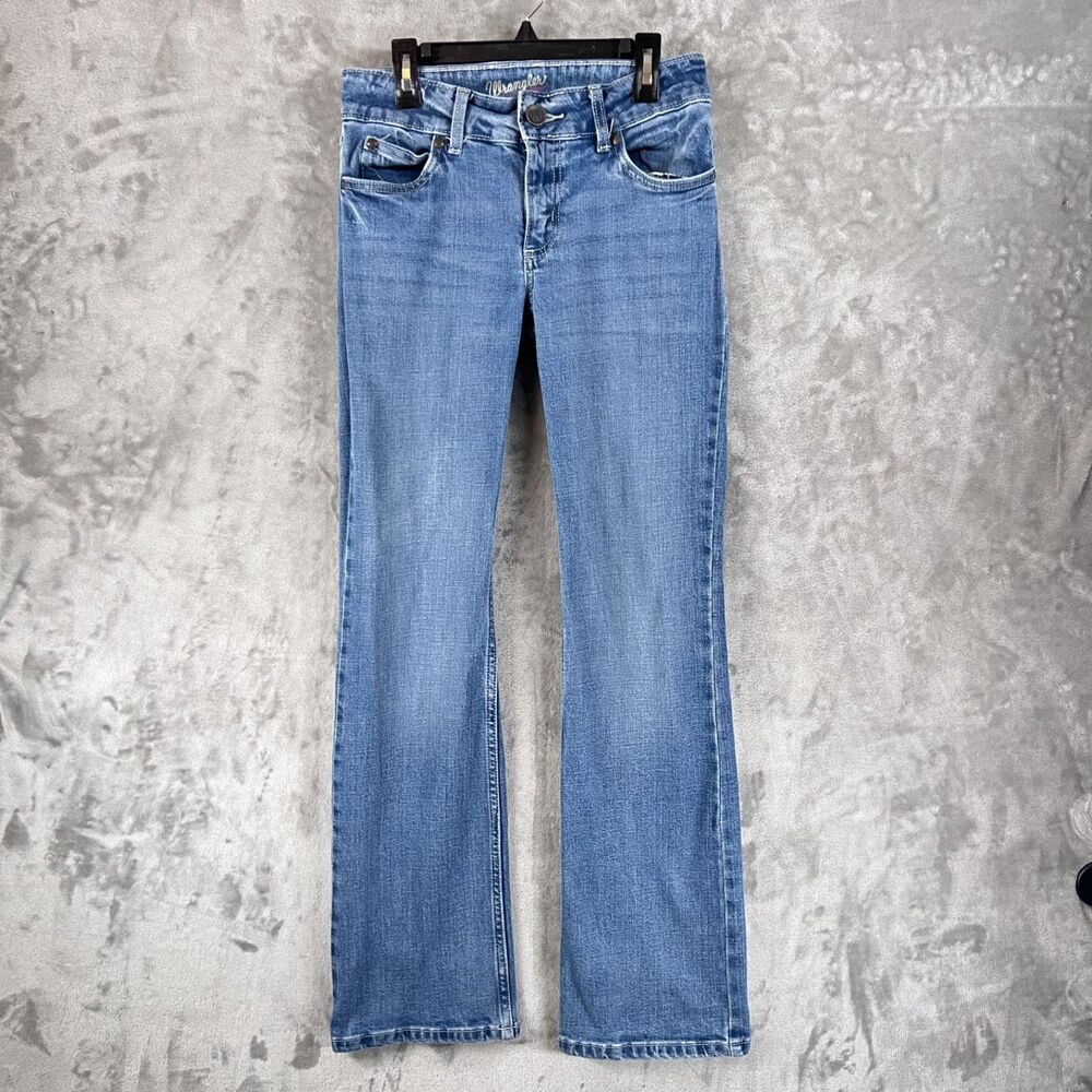 Wrangler Women’s Bootcut Jeans Size 1  Medium Wash Stretch Western Denim